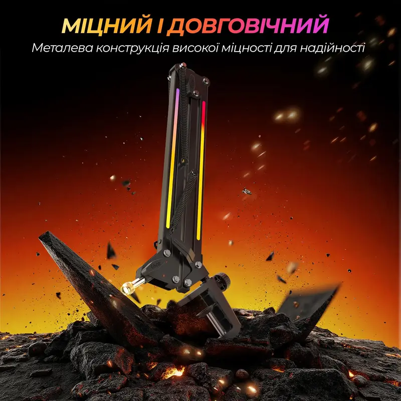 Стійка пантограф Fifine BM38 Black RGB - фото - №10