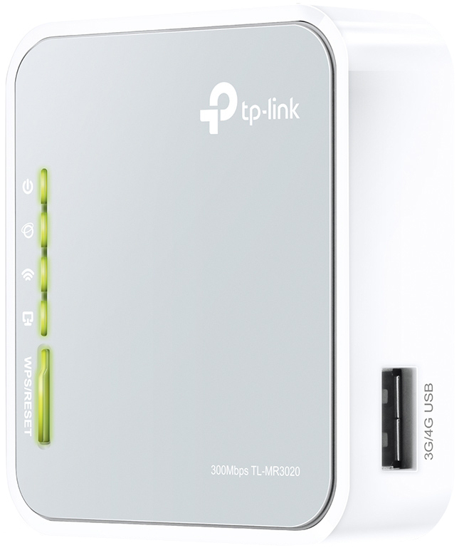 Iнтернет роутер TP-Link TL-MR3020 3G/4G Wi-Fi (2.4Gz) 300Мбіт/с фото