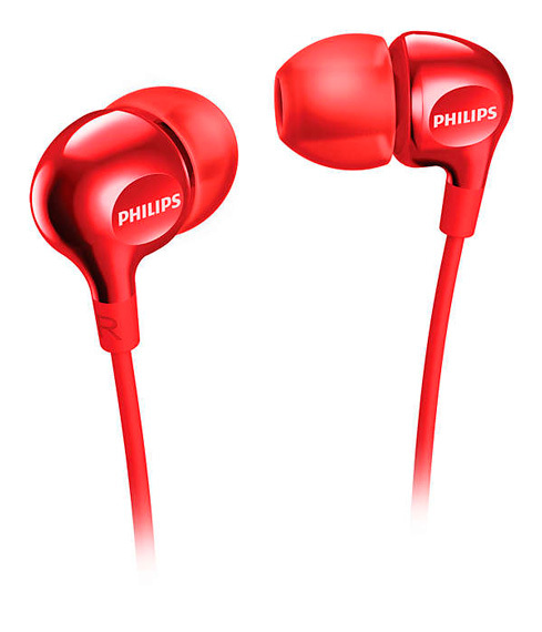 Навушники Philips SHE3700RD / 00 (червоні) фото
