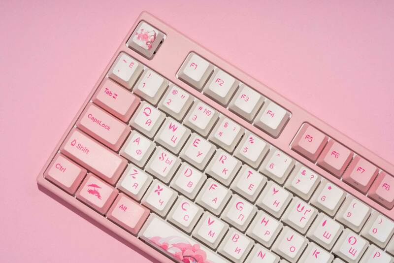 Клавіатура Varmilo VEA87 Sakura R2 Cherry Mx Red (A23A027A3A0A17A024) - фото - №13