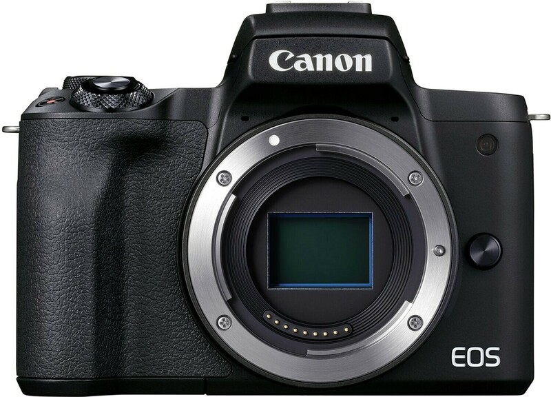 Фотоапарат Canon EOS M50 Mark II + 15-45 мм f/3.5-6.3 IS STM (Black) (4728C043) фото