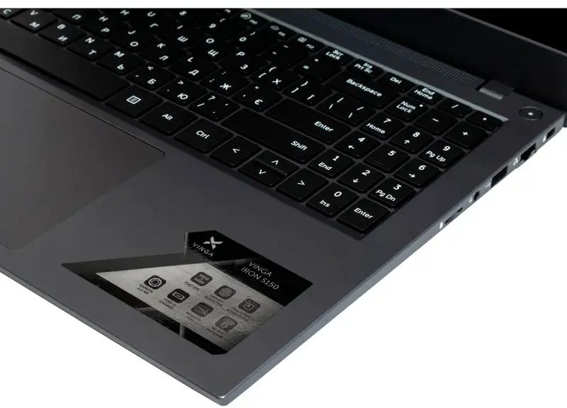 Ноутбук Vinga Iron S150 Grey (S150-121516512G) - фото - №6