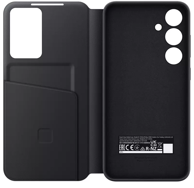 Чохол для Samsung Galaxy S24 Smart View Wallet Case Black (EF-ZS921CBEGWW) - фото - №4