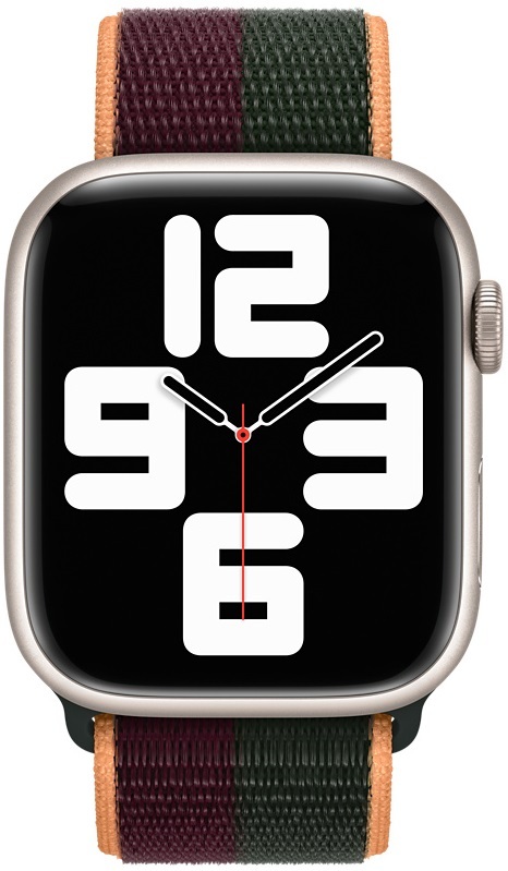 Ремінець для годинника Apple Watch 41 (Dark Cherry/Forest Green) SL-ZML ML2R3ZM/A фото