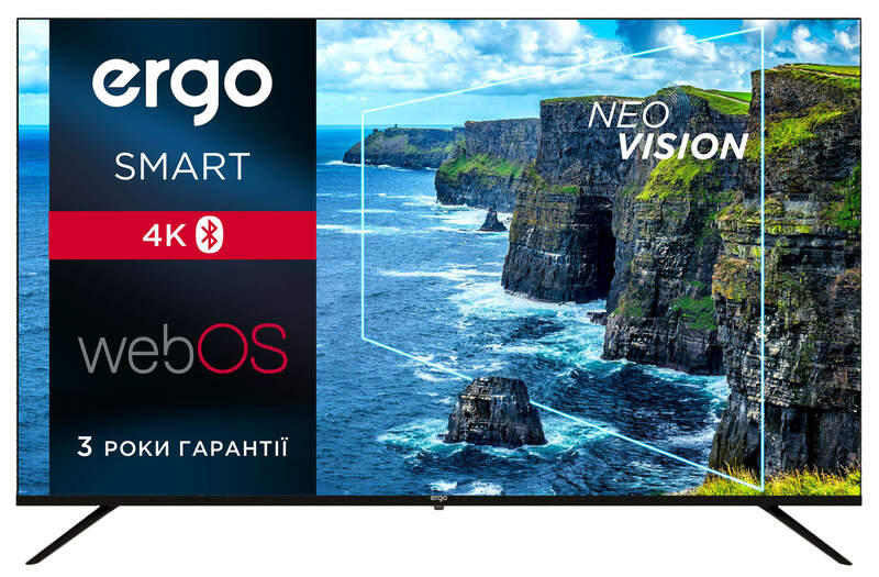 Телевізор Ergo 55" UHD 4K Smart TV (55WUS9000) фото