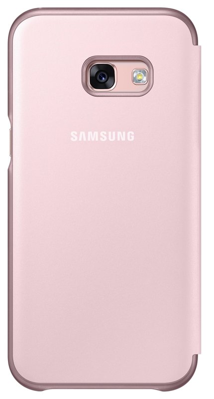 Чехол-книжка Samsung Neon Flip для Galaxy A3 2017 (розовый) фото