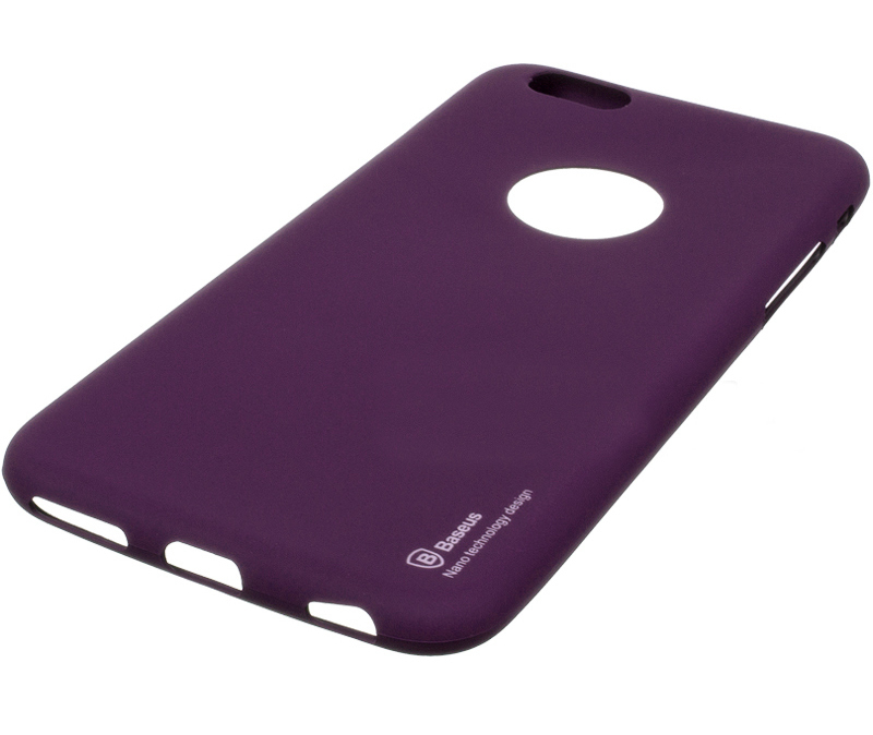 Чохол-накладка Baseus Soft Touch Violet для iPhone 5 / 5S / SE - фото - №1