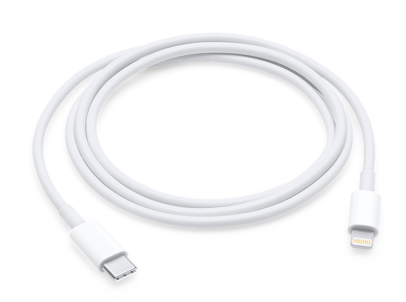Кабель Apple 1m USB-C to Lightning (White) MQGJ2 фото