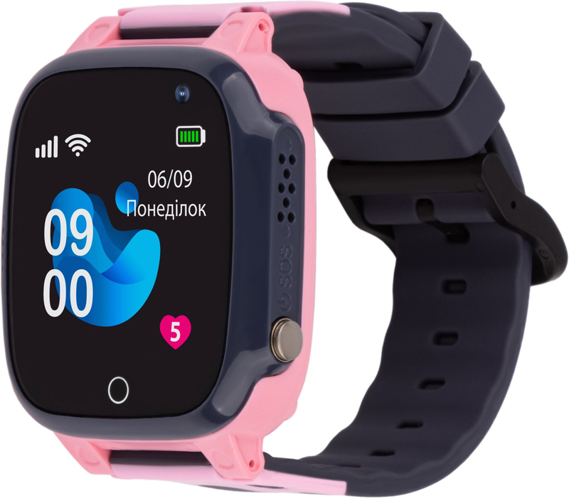 Детские смарт-часы AmiGo GO008 MILKY GPS WIFI (Pink) 873293 фото