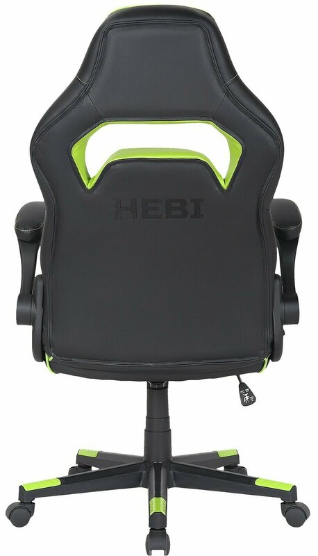 Игровое кресло 2E Gaming Hebi (Black/Green) 2E-GC-HEB-BK фото