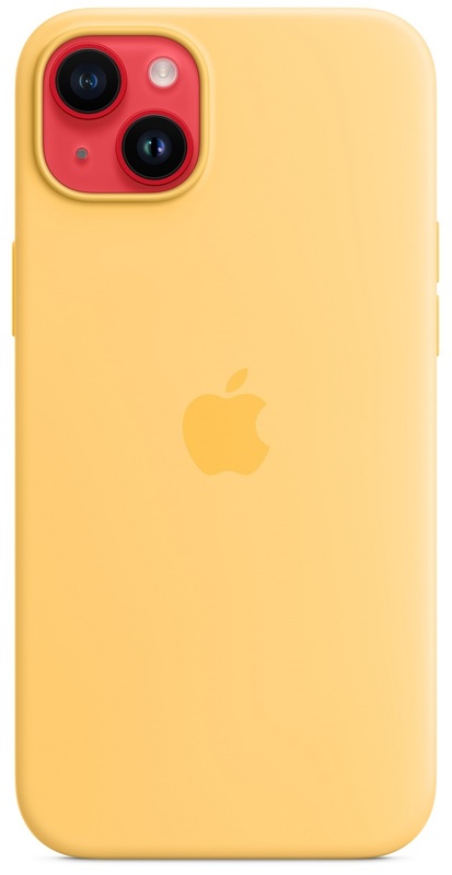 Чохол Apple Silicone Case with MagSafe (Sunglow) MPTD3ZE/A для iPhone 14 Plus фото