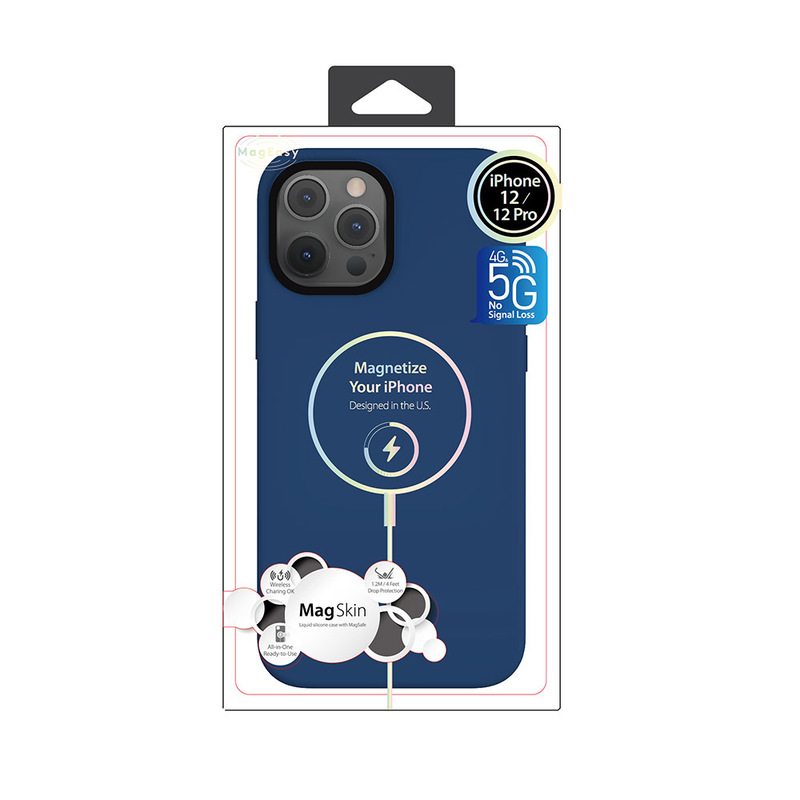Чехол MagSkin for 2020 (Blue) для iPhone 12 Pro Max фото