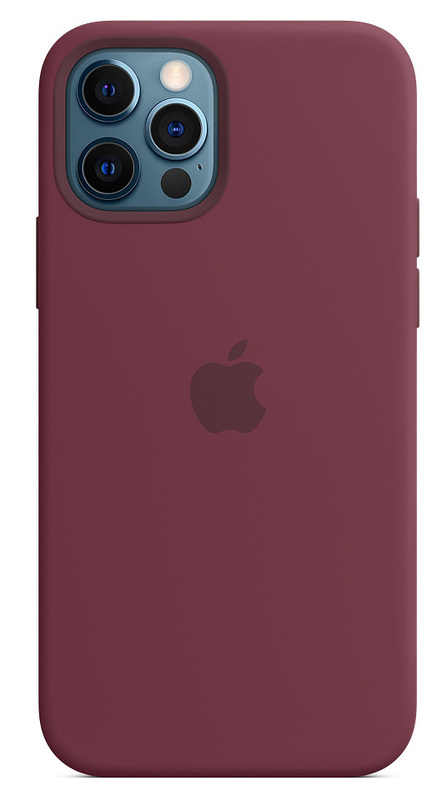 Чехол Silicone Case with MagSafe (Plum) для iPhone 12 и iPhone 12 Pro фото