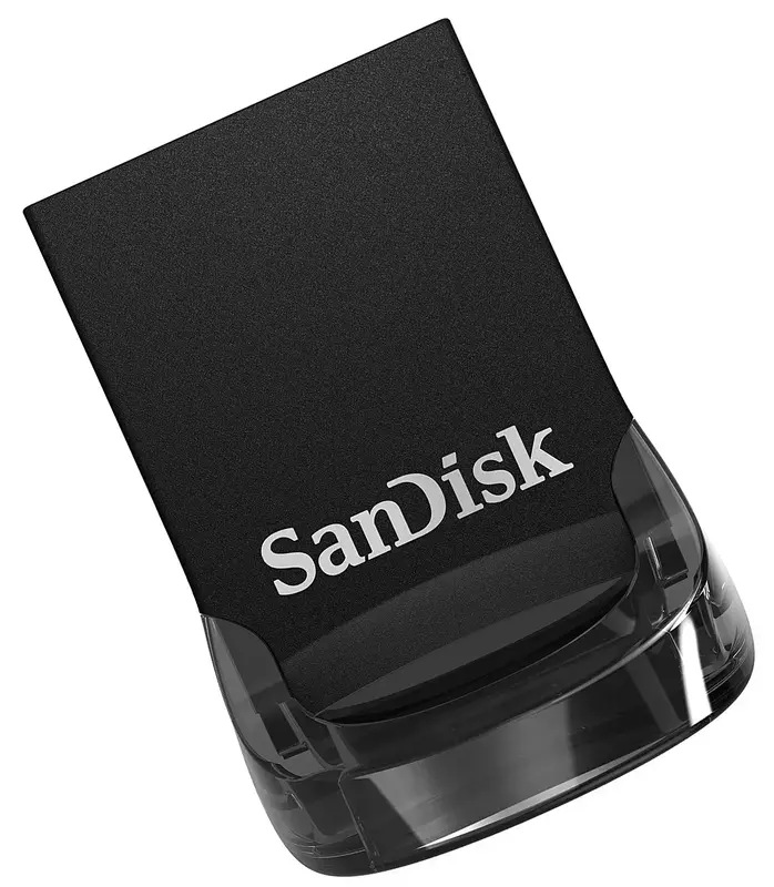 USB-Flash SanDisk 128GB USB 3.1 Type-A Ultra Fit Чорний фото