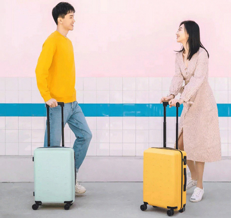 Чемодан Xiaomi Ninetygo Polka dots Luggage Youth Edition 20" (Green) 6934177708671 фото