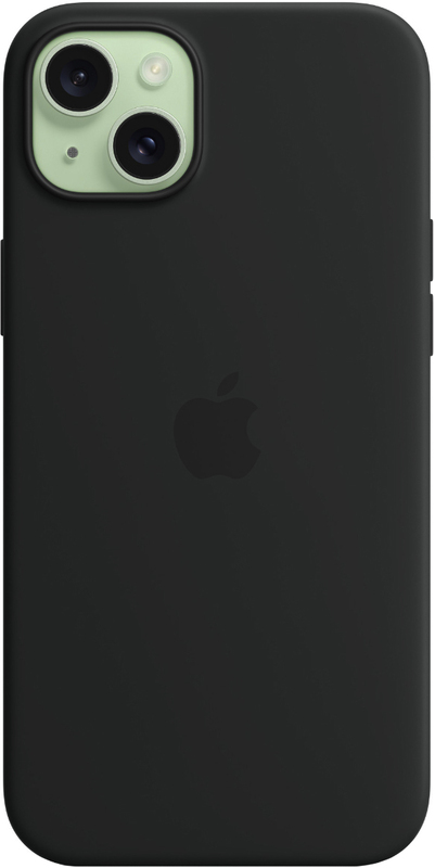 Чохол для iPhone 15 Silicone Case with MagSafe Black (MT0J3ZM/A) - фото - №3