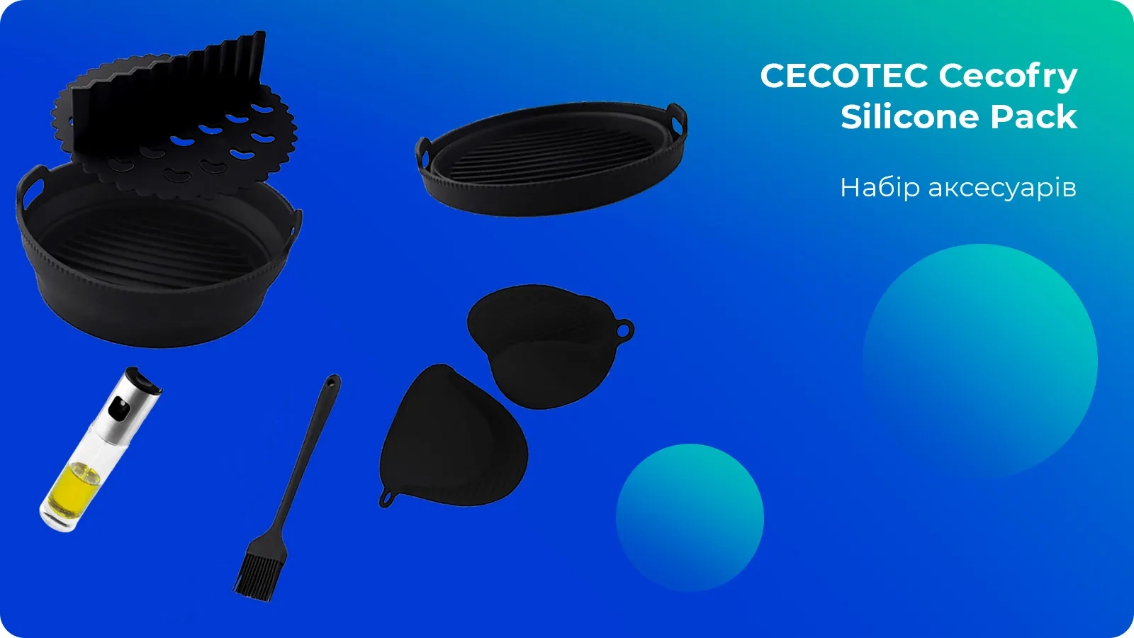 CECOTEC Cecofry Silicone Pack