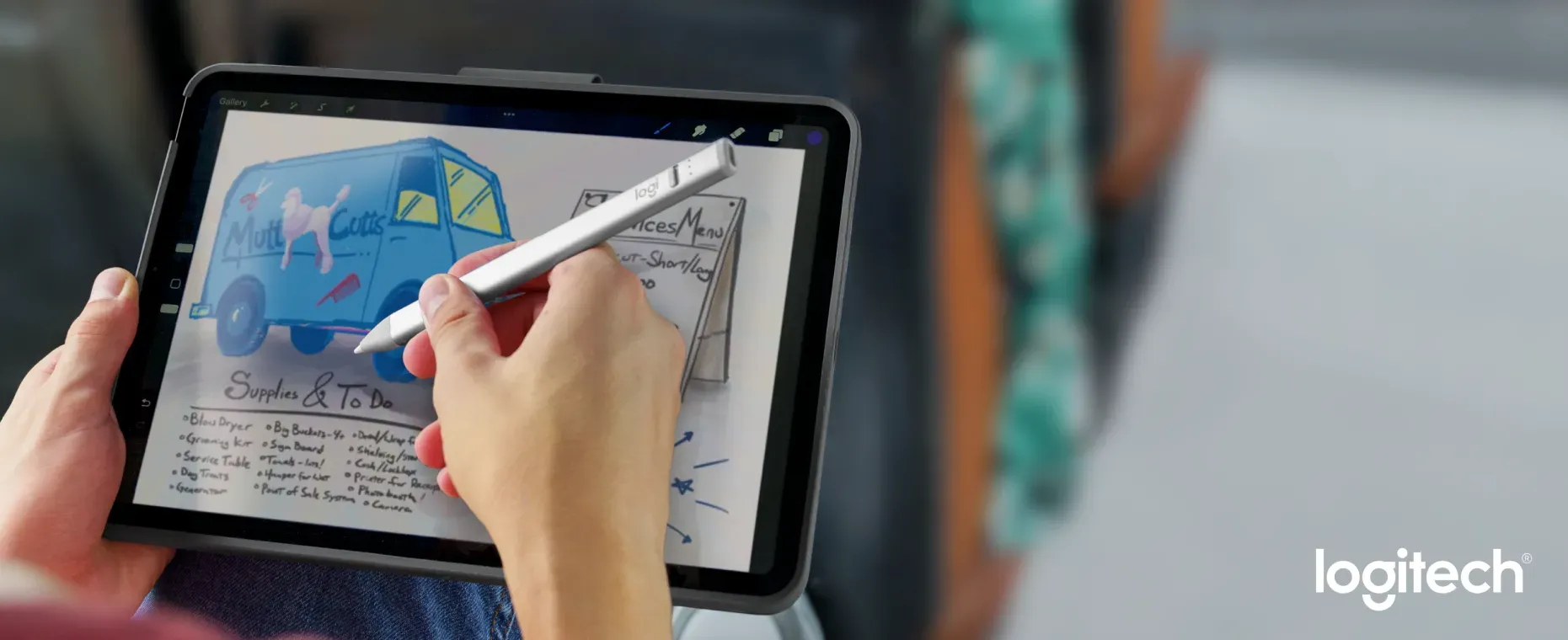 Logitech Crayon Digital Pen Apple iPad USB-C
