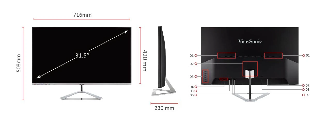 VIEWSONIC VX3276-4K-MHD