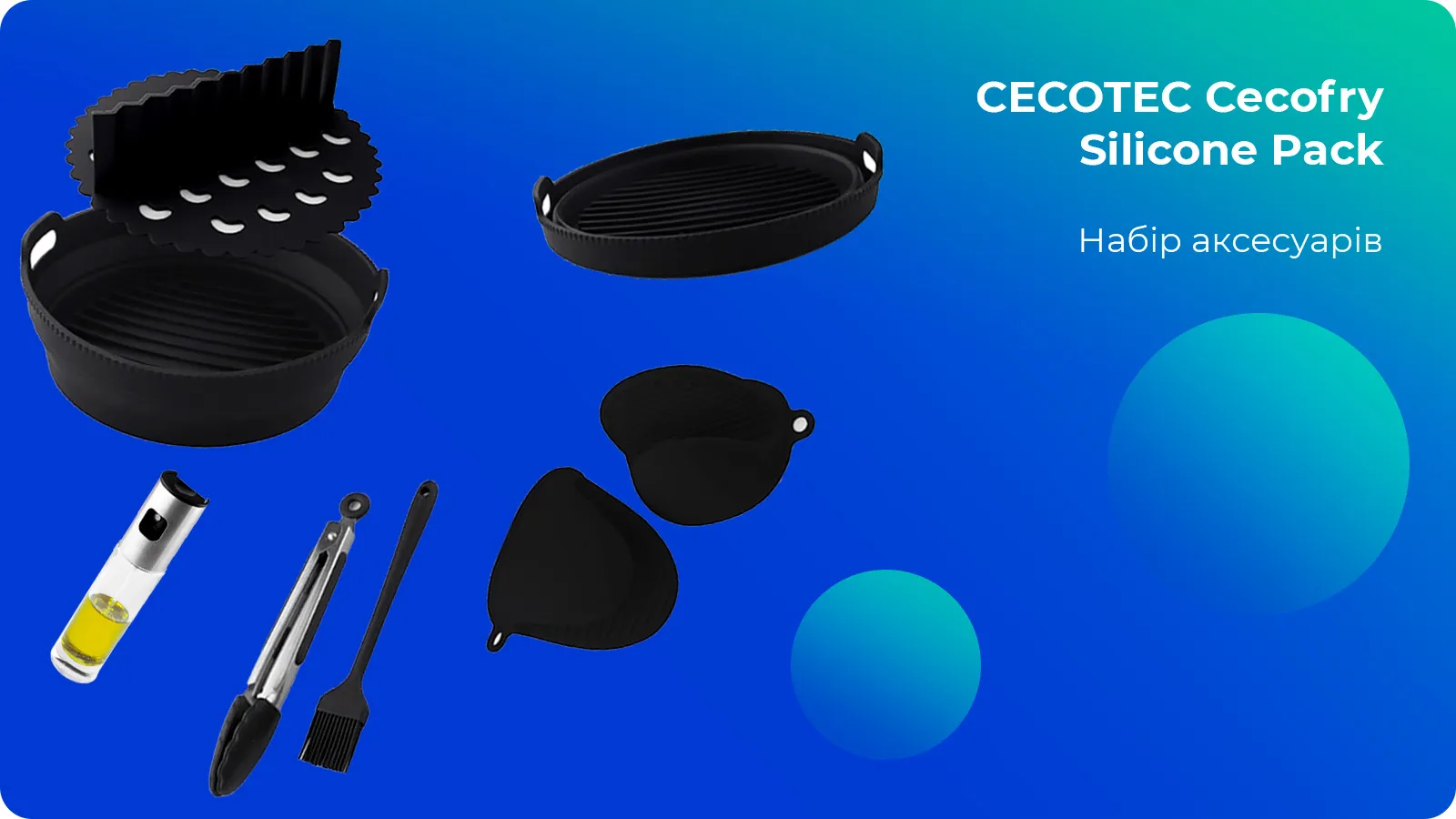 CECOTEC Cecofry Silicone Pack