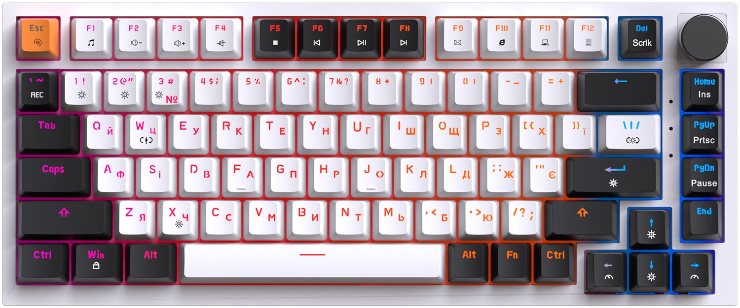  GamePro MK160W Hot-Swap RGB (White)