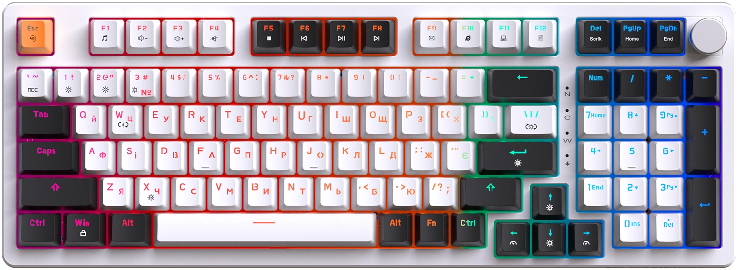 GamePro MK170W Hot-Swap RGB (White)