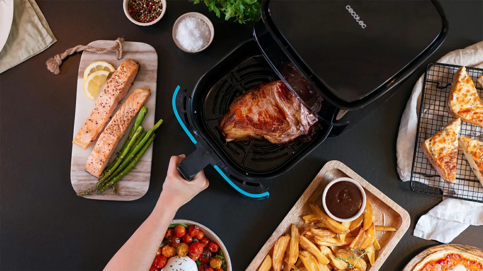 CECOTEC Cecofry Full InoxBlack 5500 Connected Acc Kit