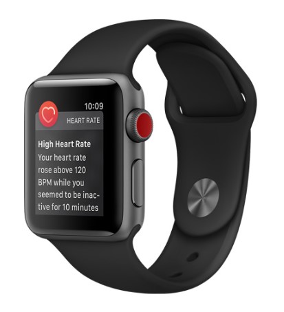Apple Watch Nike+ Series 3 38mm Space Grey Aluminium Case with
