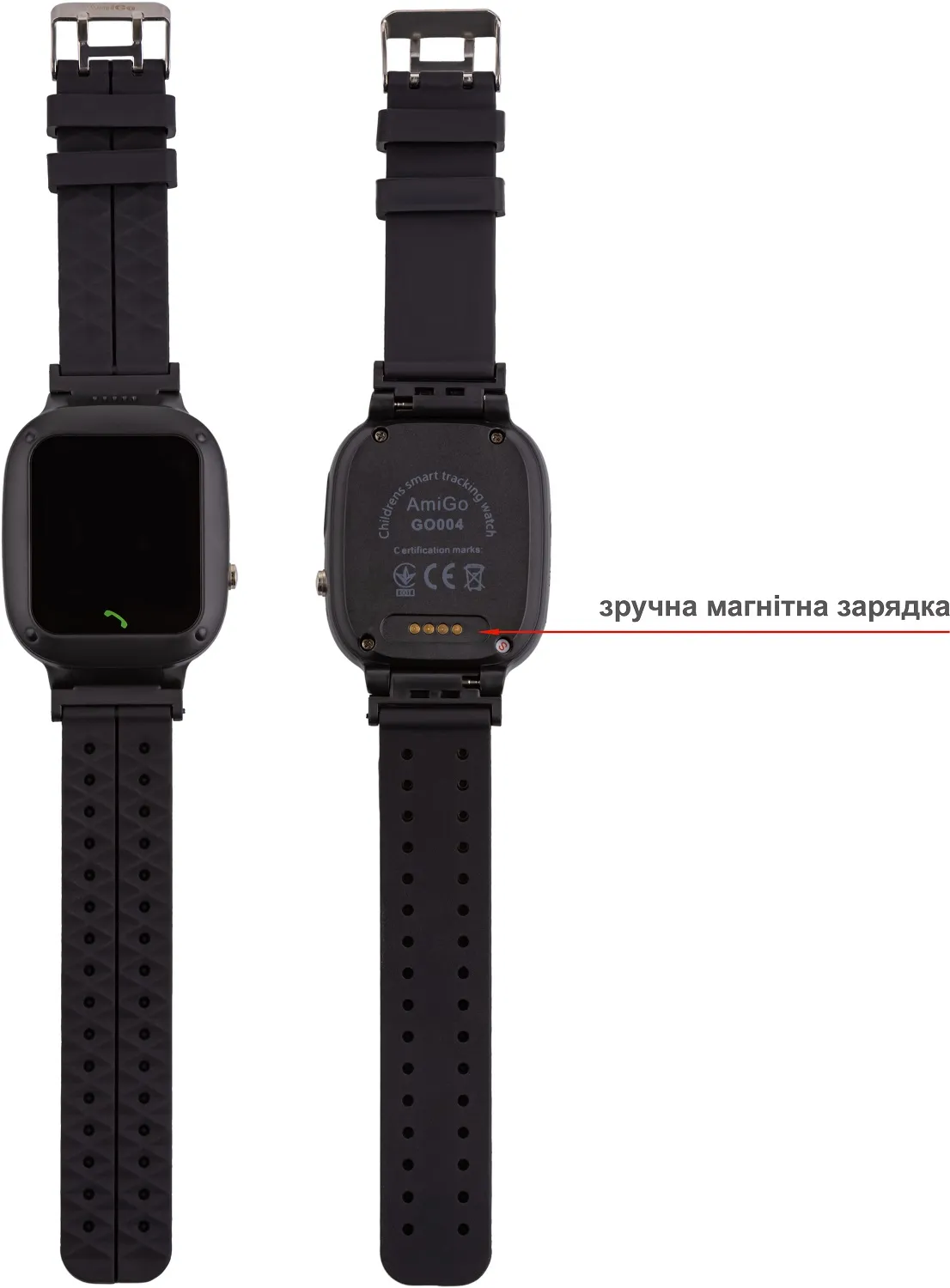 AmiGo GO004 SP Camera+LED (Black)