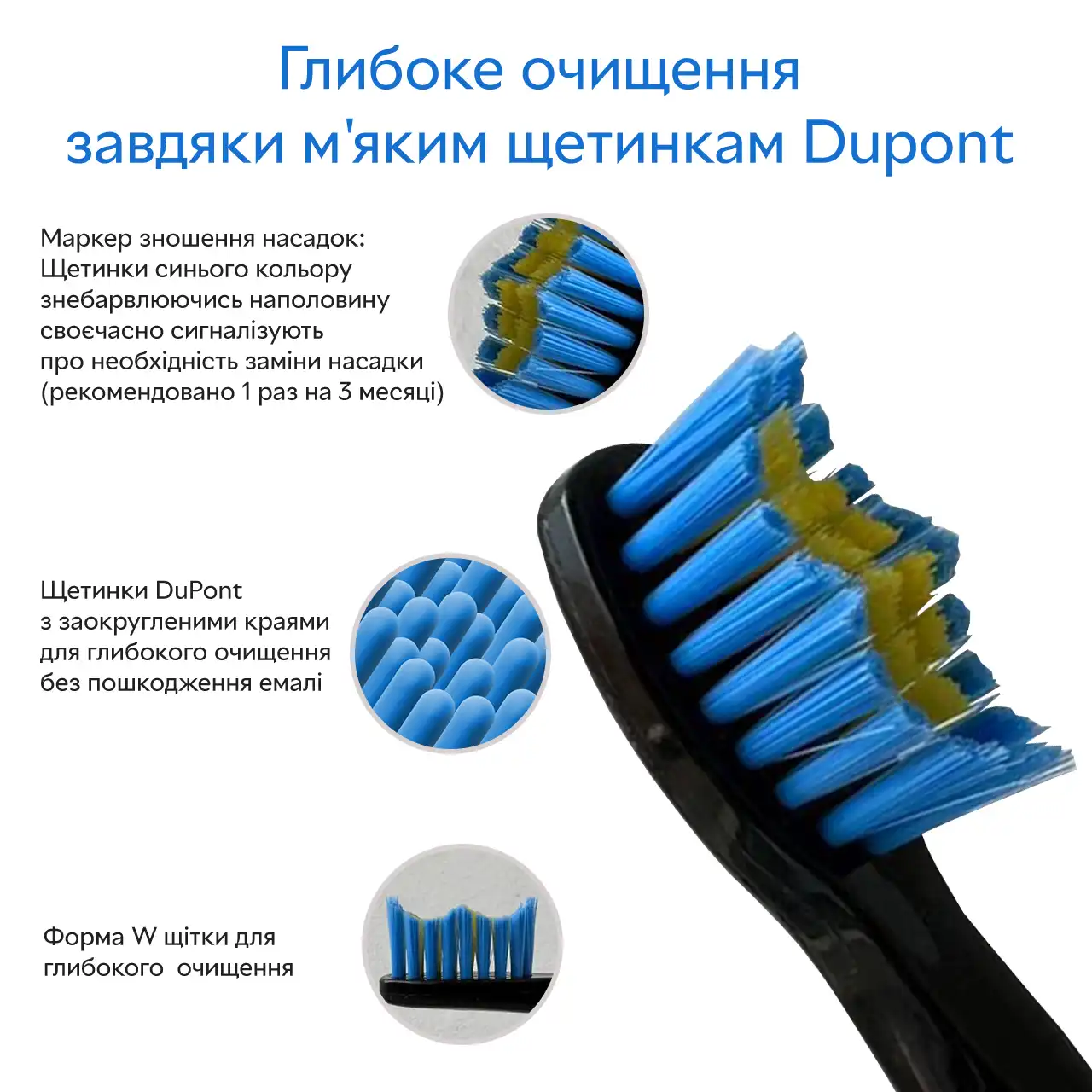 Набір електричних зубних щіток PECHAM Black and White Travel Set PC-084