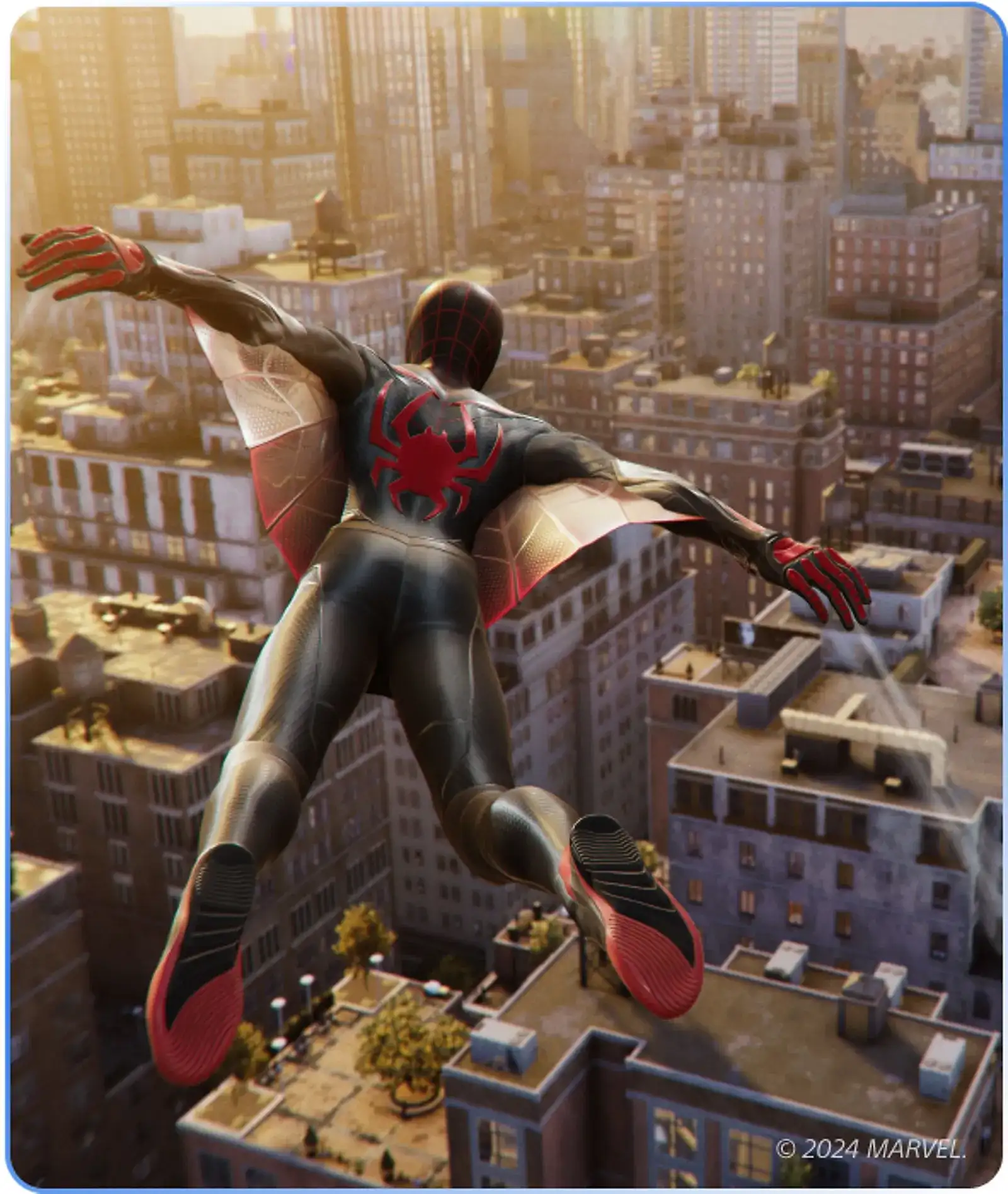 Spiderman 2 – зображення Майлза у вінгсьюті