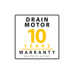 10 лет гарантии на сливной насос