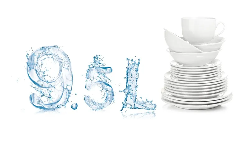 Потребление воды - 9,5 л./цикл