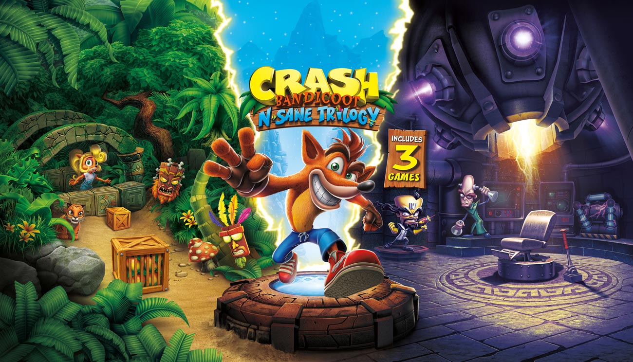 Диск Crash Bandicoot N. Sane Trilogy (Blu-ray, English version) для PS4  (7211034). Купить Диск Crash Bandicoot N. Sane Trilogy (Blu-ray, English  version) для PS4 (7211034) по низкой цене в Киеве, Харькове, Одессе,