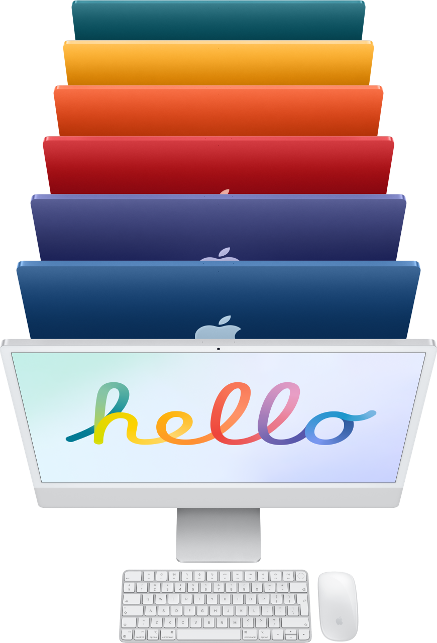 Apple iMac M1 Colors Image