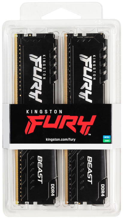 Оперативна пам'ять Kingston Fury DDR4 2666 32GB KIT (16GBx2) Beast