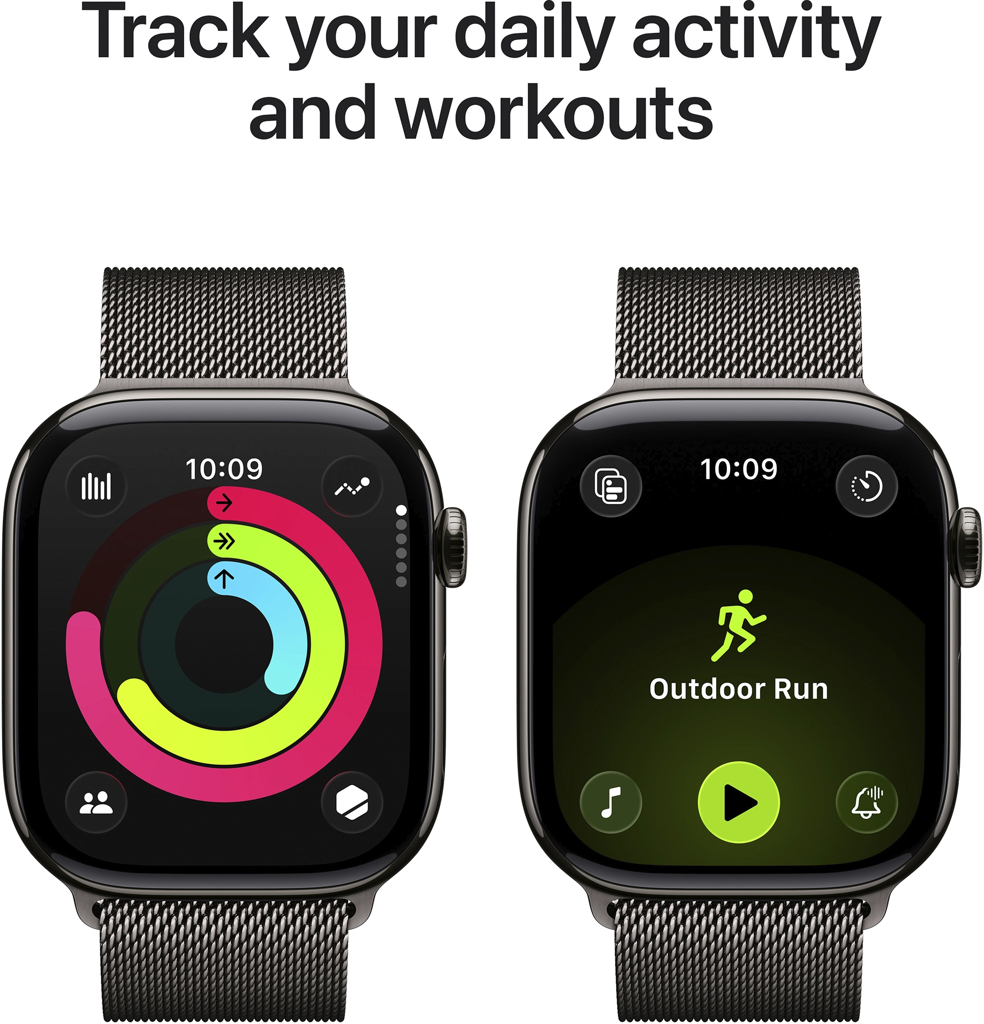 Apple Watch Series 11 GPS + Cellular 46 mm Slate Titanium Case