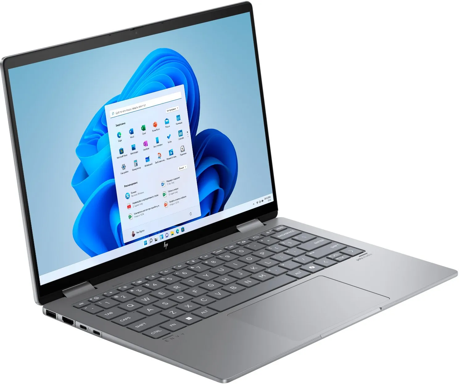 Ноутбук HP Envy x360 2-in-1 Laptop 14-fc0028ua Meteor Silver