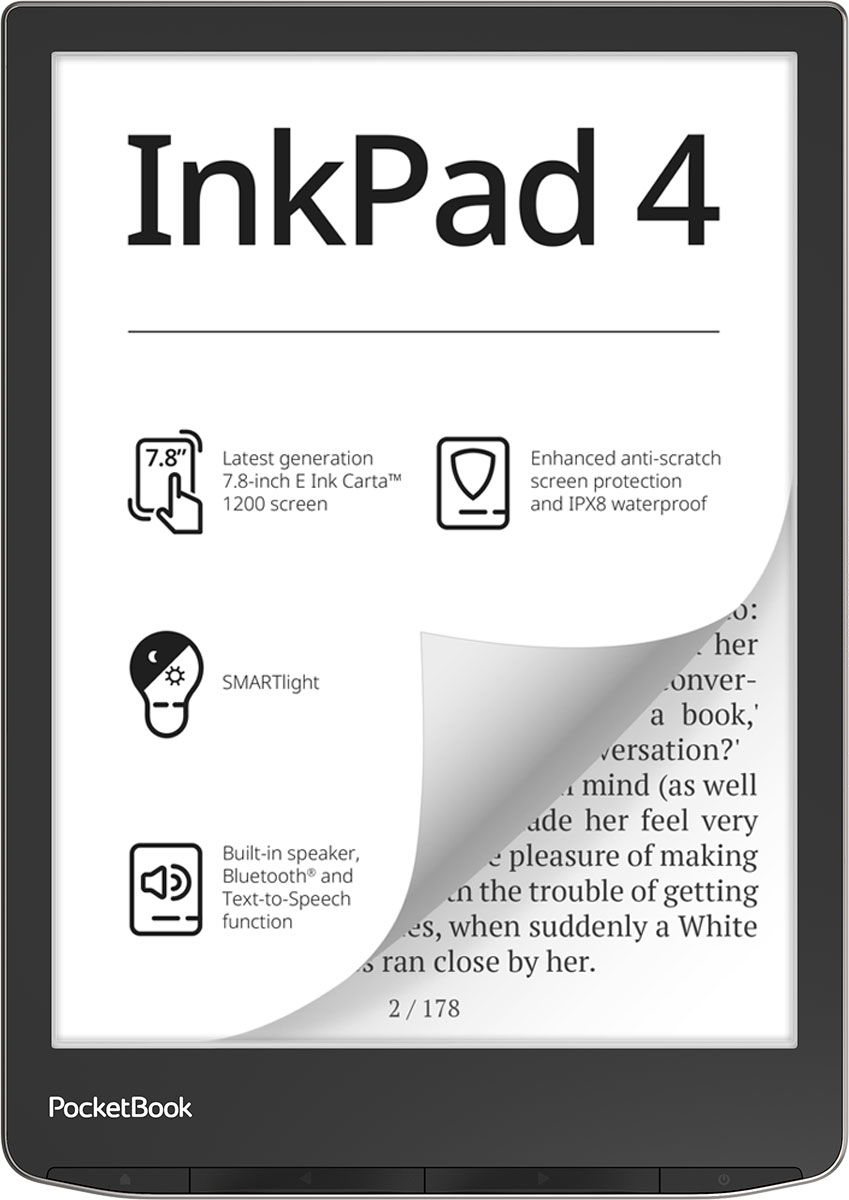 PocketBook представила читалку InkPad Color 3 с цветным экраном E