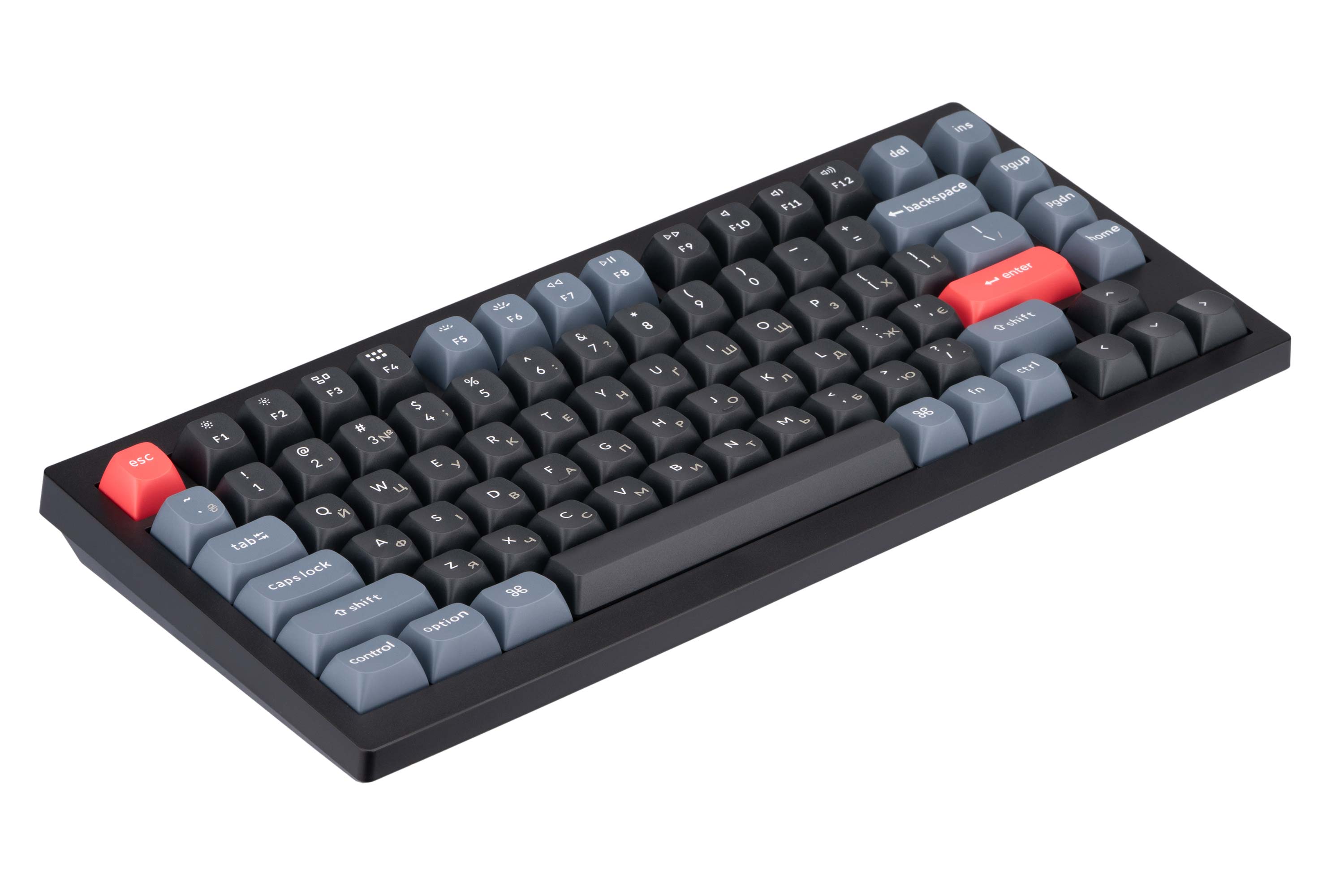 Клавіатура Keychron V1 84 Key QMK Gateron G PRO Blue Hot-Swap RGB