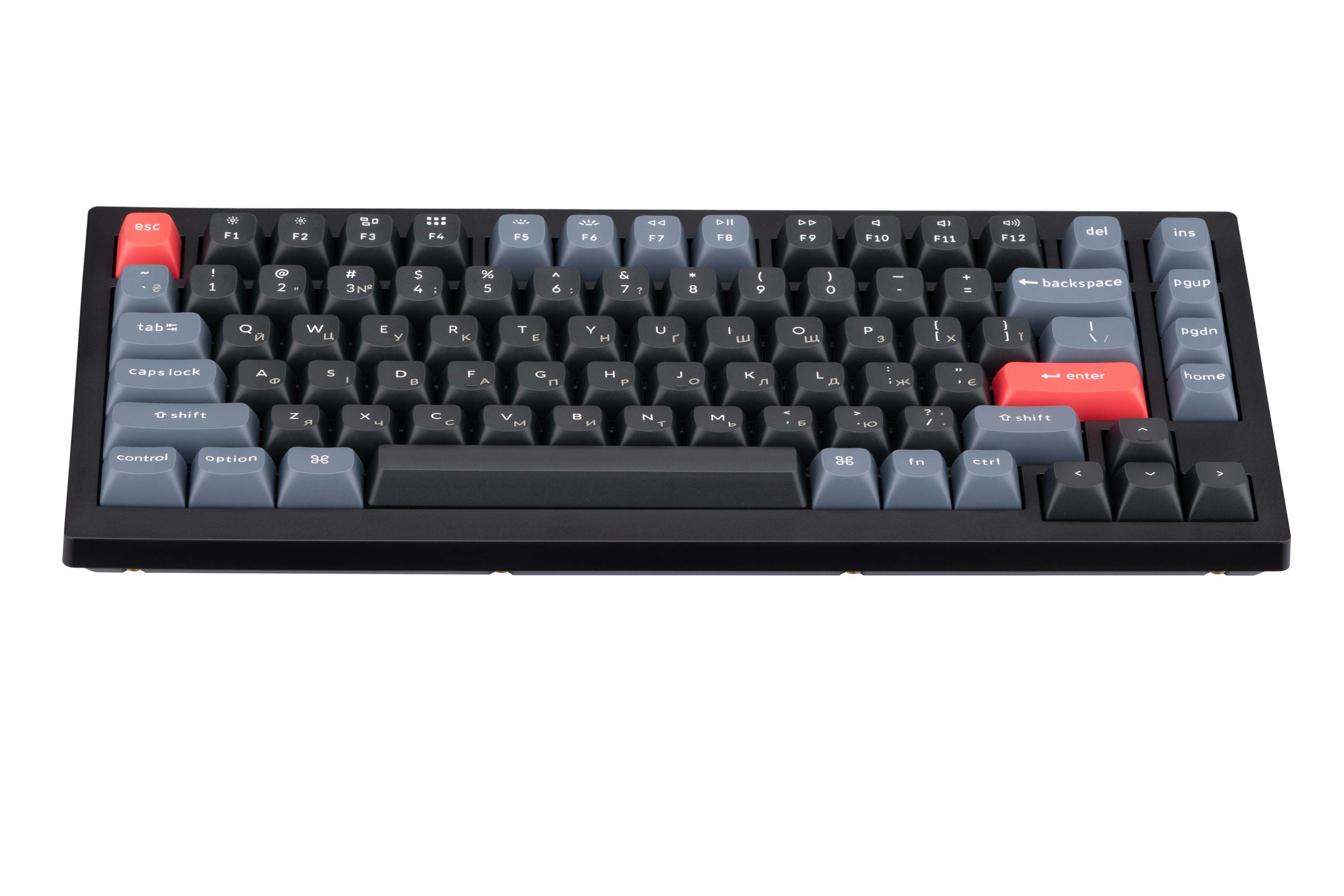 Клавіатура Keychron V1 84 Key QMK Gateron G PRO Blue Hot-Swap RGB