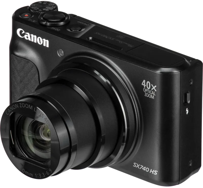 Фотоаппарат CANON PowerShot SX740 HS Black (2955C012) ᐈ Купить