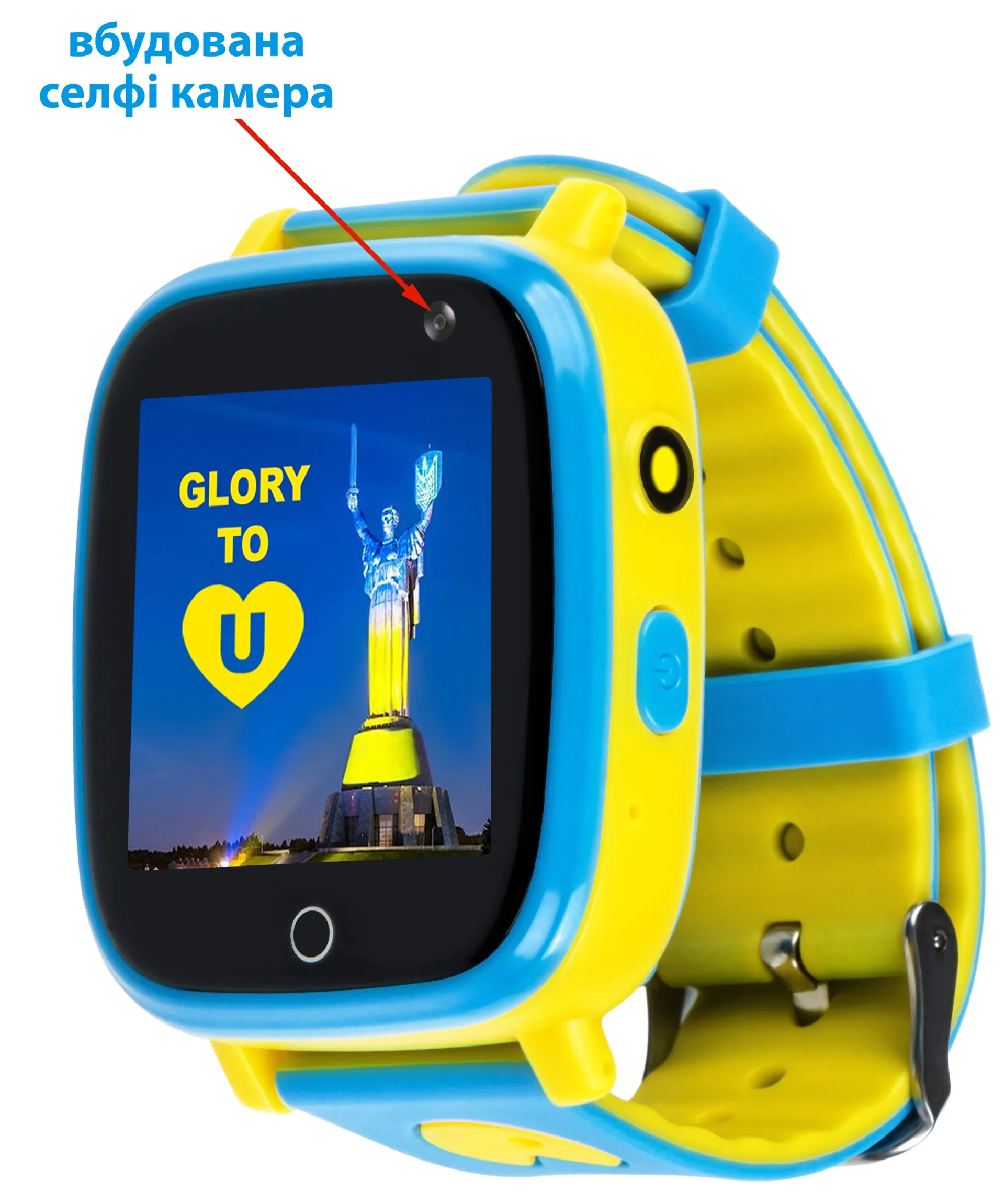 Детские смарт-часы AmiGo GO001 GLORY Camera+LED (Blue-Yellow) 976266.  Купить Детские смарт-часы AmiGo GO001 GLORY Camera+LED (Blue-Yellow) 976266  по низкой цене в Киеве, Харькове, Одессе, Днепре, Николаеве, Запорожье,  Украине | Цитрус