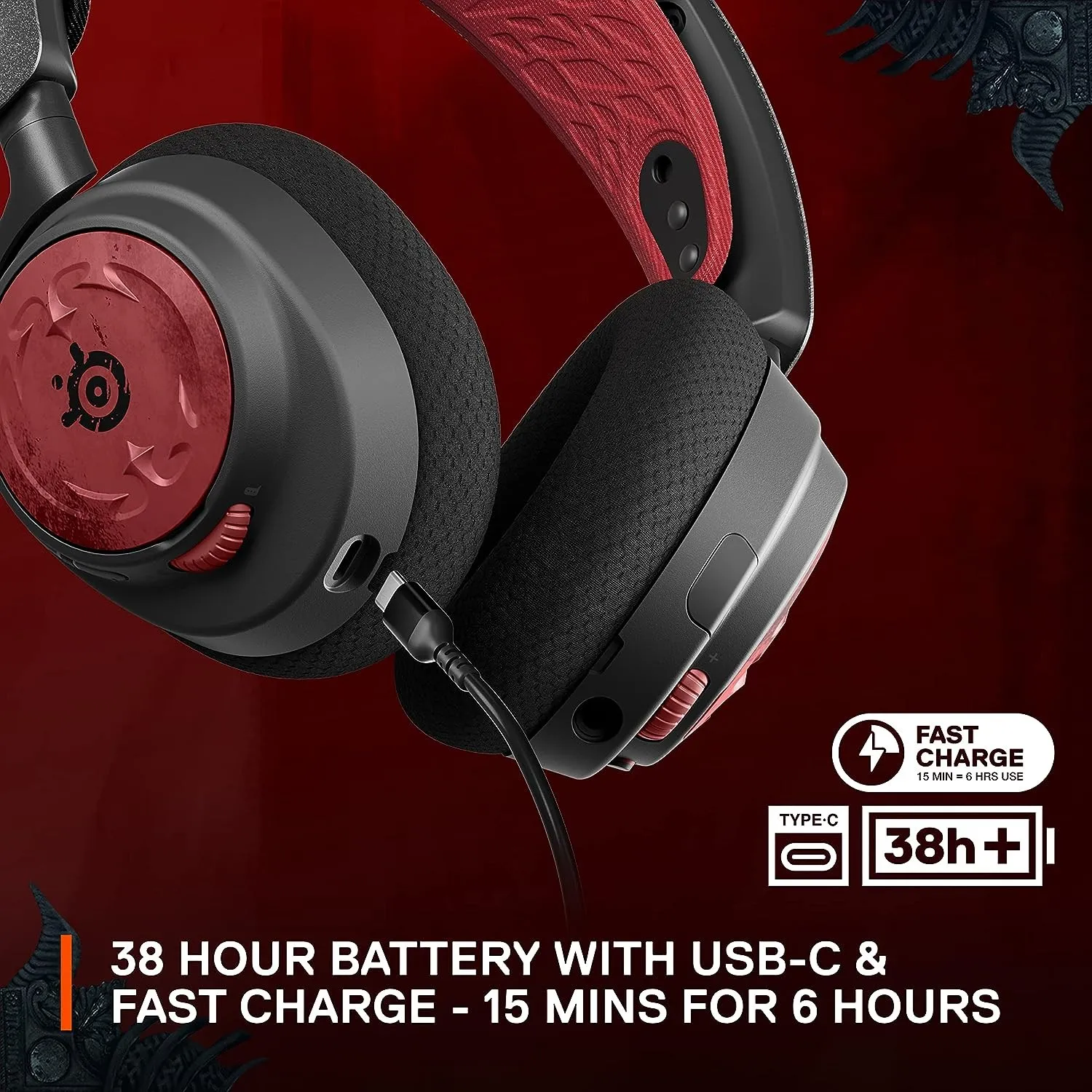 Игровая гарнитура SteelSeries Arctis Nova 7 Diablo IV Edition