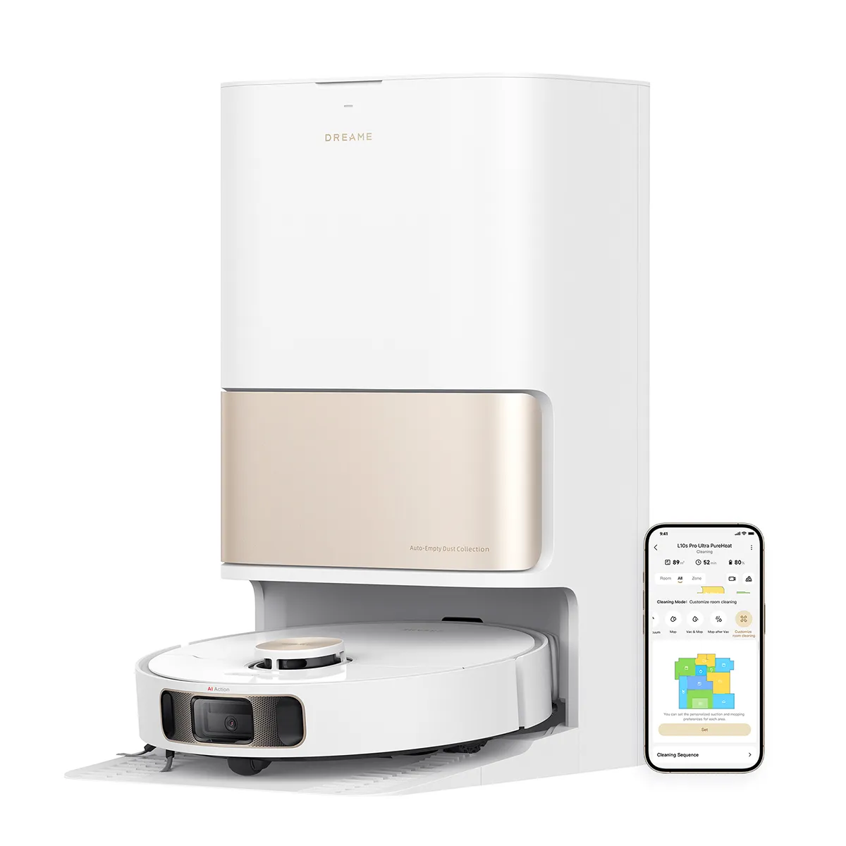 掃除機・クリーナー DreameBot L10s Pro Ultra Heat RLL82CE Робот пилосос Dreame Bot L10S PRO Ultra Heat RLL82CE. Купити Робот