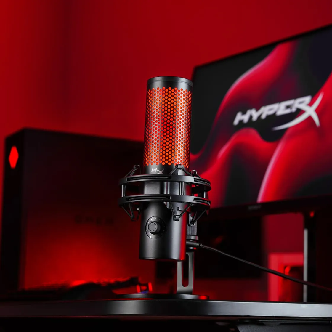 Микрофон HyperX QuadCast 2 (Black) ᐈ Купить Микрофон HyperX
