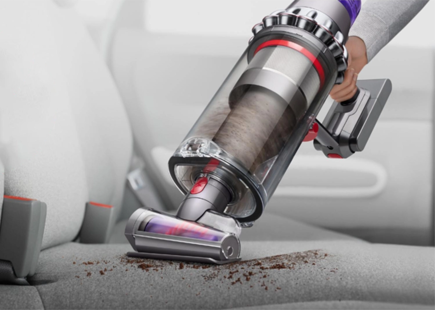 Dyson V11 コンプリートバッグレスコードレススティック掃除機 すべてのフロアタイプ用 グラブアンドゴーフロアドック  マシン全体のろ過とアクセサリーキット アイロン