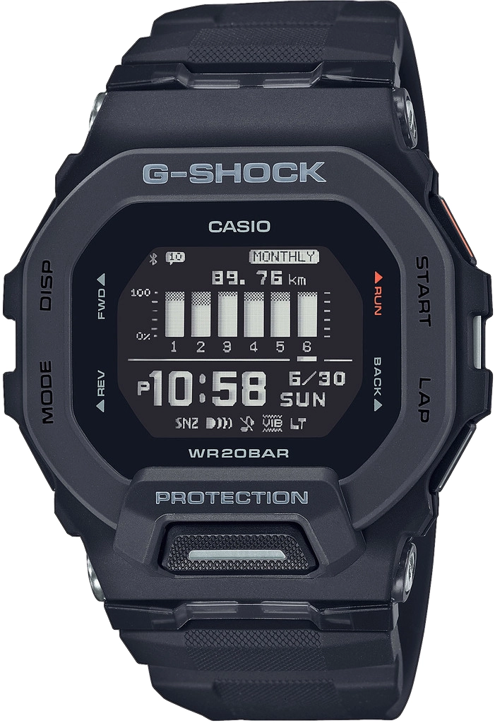 Часы Casio G-SHOCK G-SQUAD (GBD-200-1ER) ᐈ Купить Часы Casio G
