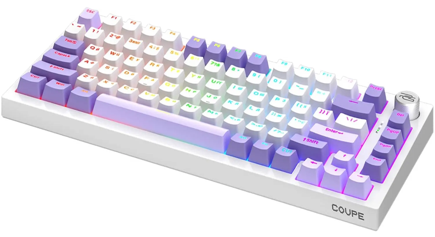 meroページ Игровая клавиатура Proove Gaming Coupe white/purple ᐈ Купить