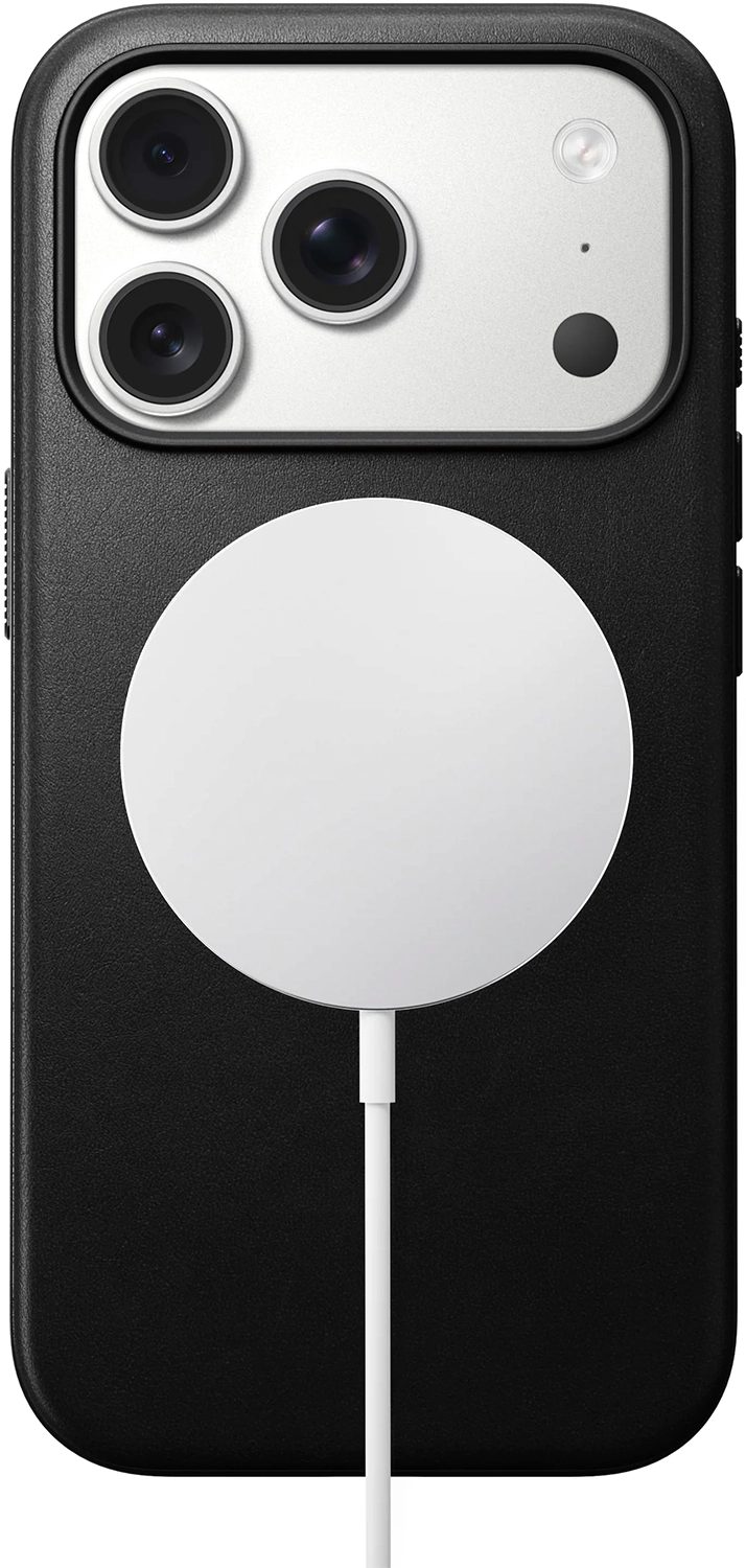 Чехол Nomad Modern Leather Black for iPhone 17 Pro (NM014339858